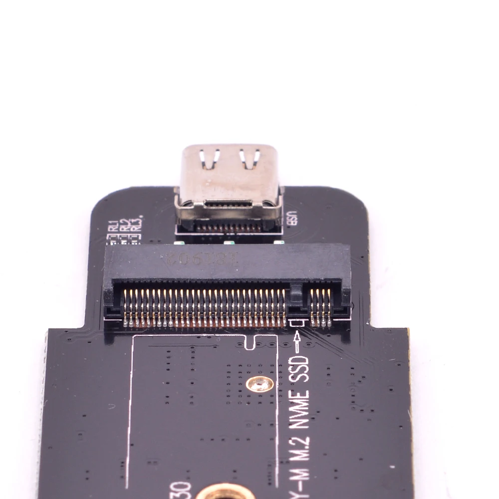  M clave M.2 SSD portátil caja de móvil USB 31 tipo-C a NVMe PCIe 30 4x M2 adaptador NGFF SSD HDD ca