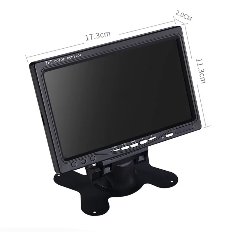  Auto 7 Pollici 1024X600 Ultra-Sottile Lcd Hd Display Interfaccia Vga Audio Video Display