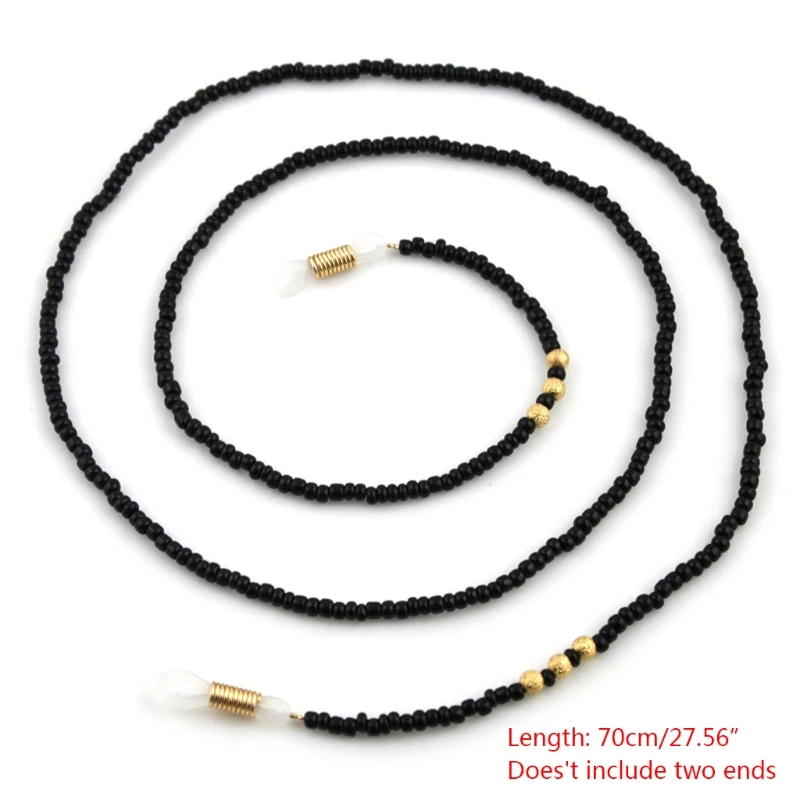 Reading Glasses Chain Beaded Non Slip Sunglasses Holder Neck Strap Sports Rope W729
