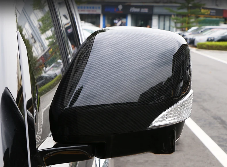 ABS гальваническое зеркало заднего вида Защитная крышка из углеродного волокна автомобильные аксессуары для Nissan Patrol y62