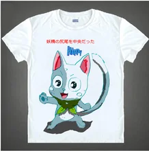 Japanese Famous Anime T Shirt Fairy Tail Funny t-shirt Short Sleeve O-neck MEN WOMEN