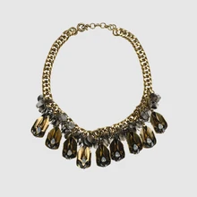 Amorita – colliers à grande chaîne, finition antique, à la mode, boutique