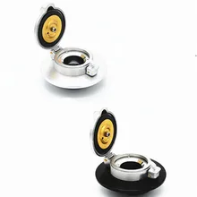 Бензиновое горючее бензобак КРЫШКА ДЛЯ BMW NINE T 9 T "матовый" серебро/черное кольцо