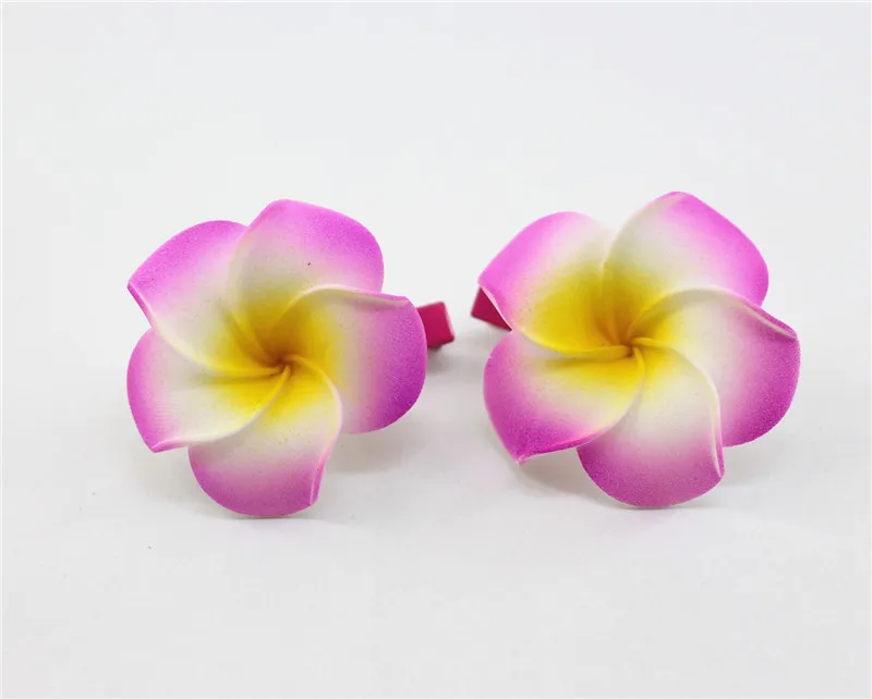 25 Happy Will 100 Pcs Hawaiian Foam Artificial Plumeria Rubra Hawaiian Flower Petals For Wedding Party Decoration