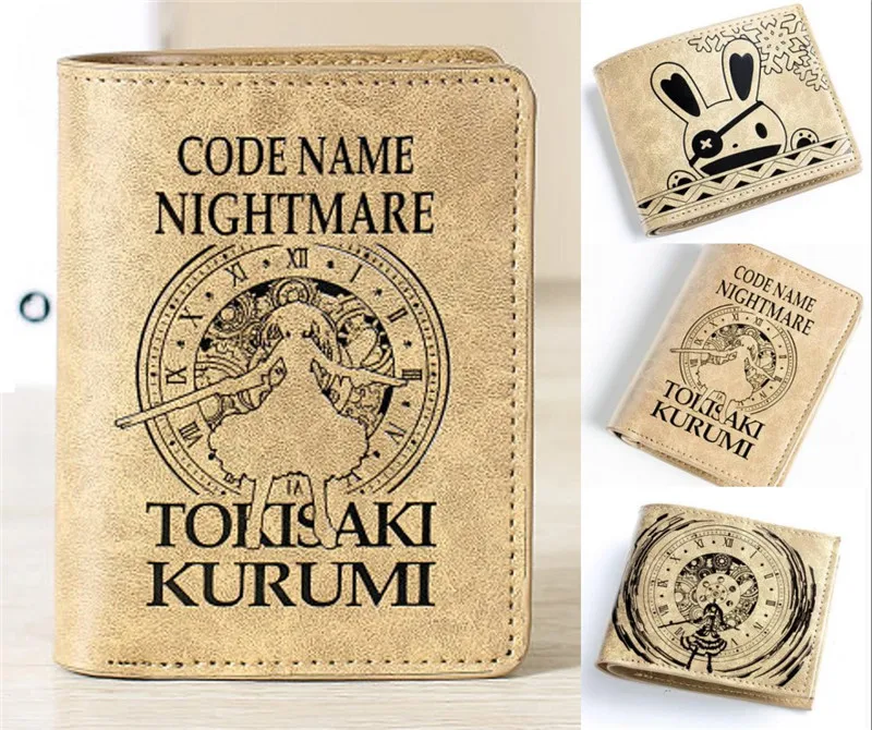 Кошелек для косплея из аниме Date A Live токисаки Куруми кожаный бумажник хороший