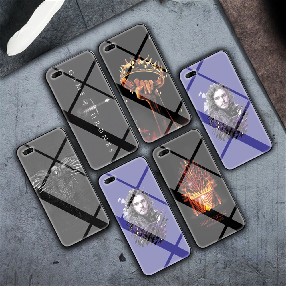 

2019 Newest Game of Thrones cartoon Map Tempered glass Phone cases for iPhone XS MAX XR X 6 6s 8 8Plus iphone 7 7Plus