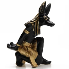 AlphaGo Bottle Countertop Wine Holder for Table Top Modern Anubis Art Statue Design Wine Bottle Storage Rack Perfect Wine Holder