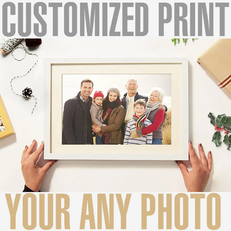 

Custom made any photo images Customize Home Kids Baby living Room Bedroom Decor Print Poster Picture Painting Wall Art Canvas