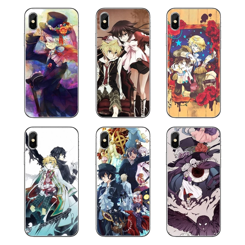 

Pandora Hearts Anime alice and oz hugging Transparent Soft Cover For Xiaomi Redmi 4X S2 3S Note 3 4 5 6 6A Por Pocophone F1 Mi 6