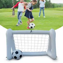 110CM Inflatable Belt Net Soccer Goal Ball Land Toys Game Small Soccer Goal Ball Land Toys Game Small Soccer Goal For Boy Girl inflatable football ball inflatable soccer ball game for adults and kids