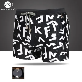 

Gailang Men's Swimming trunks Bathing suit Wear pool shorts maillot de bain sexy bikini solid Boxers printed joggers briefs