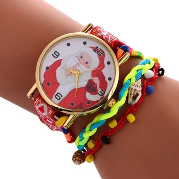 

2020 The New Ms Woven Belt Winding Bracelet Watch Christmas Sell Like Hot Cakes Design Simple Fashion Watches