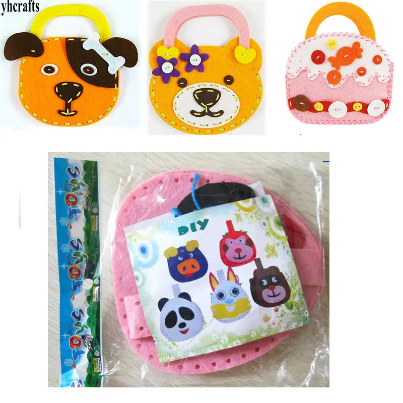 Aliexpress.com : Buy 3PCS/LOT.DIY felt kids handbag craft ...