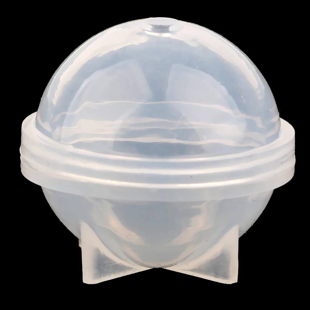9 Sizes Silicone Round Sphere Balls Mould Resin Casting DIY Ornament Jewelry Making Mold 20/30/40/50/60/70/80/90/100mm