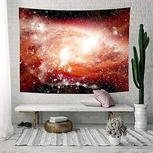 SUO AI текстиль гобелен темно синий Galaxy Star настенный простыня одеяло для