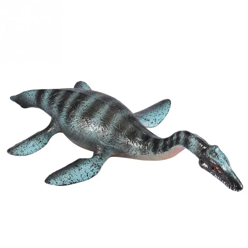 Пластиковые динозавры модель игрушки прочный эмуляция Plesiosaur Liopleurodon Mosasaur Tylosaurus модель игрушки для детей обучающий инструмент - Цвет: L