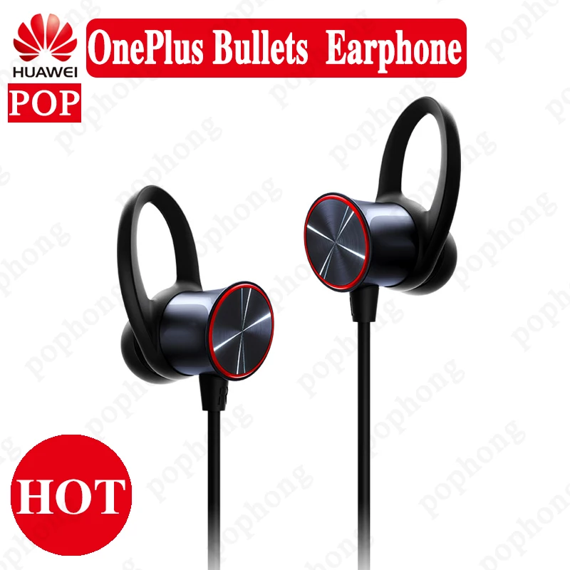 

Original OnePlus Bullets Wireless Earphones Free Your Music Magnetic Mic Resistant Fast Charge Support aptXTM