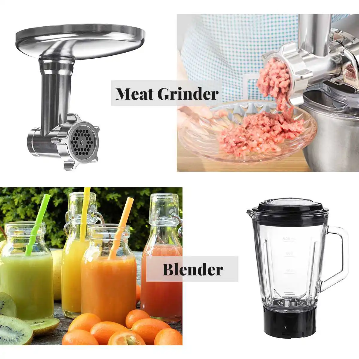 Best 6 Speed Stand Mixer Multifunctional Electric Food-Blender Mixer 1000W 220V Meat Grinder Food Processor Kitchen Cooking Tools 3
