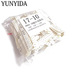 0603 kit Amostras Resistor, 0R,1R ~ 1M 146ValuesX20pcs = 2920pcs