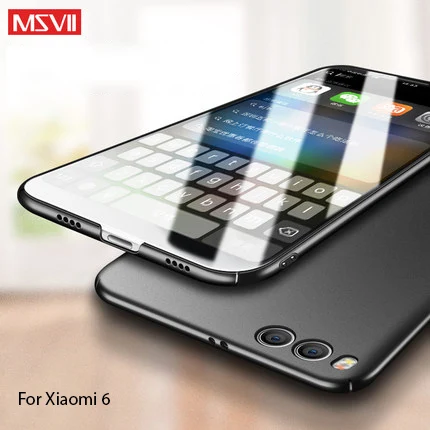 

100% Original MSVII luxury Case for Xiaomi mi6 prime hard PC simple and frosted stylish Back cover For xiaomi 6 mi 6 in stock