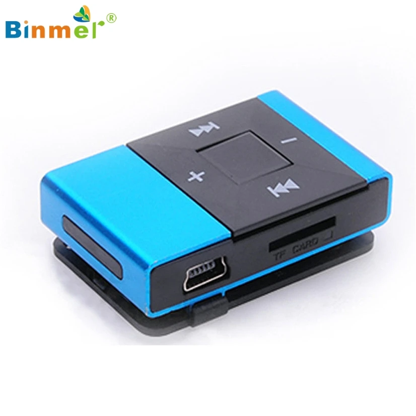 

Binmer Mini USB Clip Digital Mp3 Music Player Support 8GB SD TF Card Hot Selling High Quality Drop Shipping MotherLander
