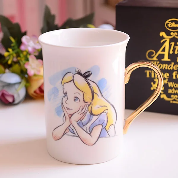 Оригинальная маленькая Русалочка Jasmine Belle милый фарфоровый кофе молочные золотые