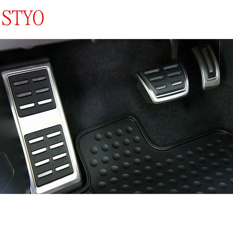 STYO для LHD Audii Q2 нержавеющая сталь автомобиль газ сцепления педали тормоза Отдых педаль на педаль/ MT Педали