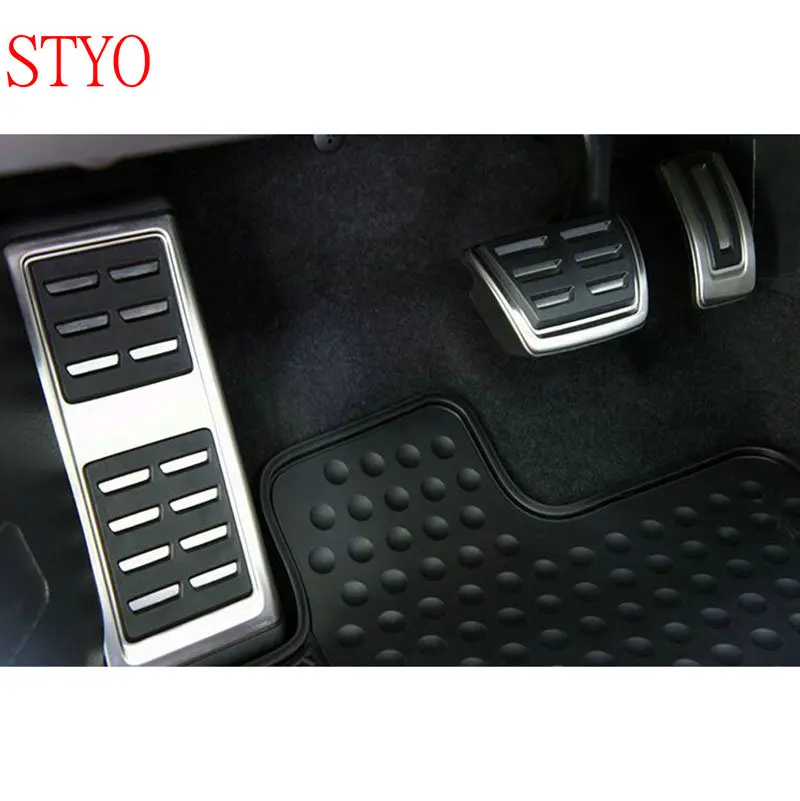 Педали тормоза STYO для автомобиля LHD Audii Q2 2018 2019 педали из нержавеющей стали |