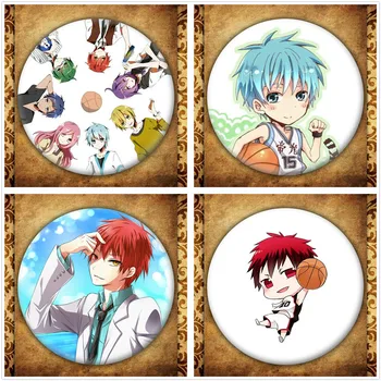 

Japanese Anime Kuroko no basuke Display Badge Fashion Cartoon Figure Kuroko's Basketball Tetsuya Brooch Pin Jewelry Accessories