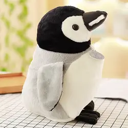 Средний Симпатичный плюшевый пингвин игрушка серый пингвин кукла подарок около 40 см 2652