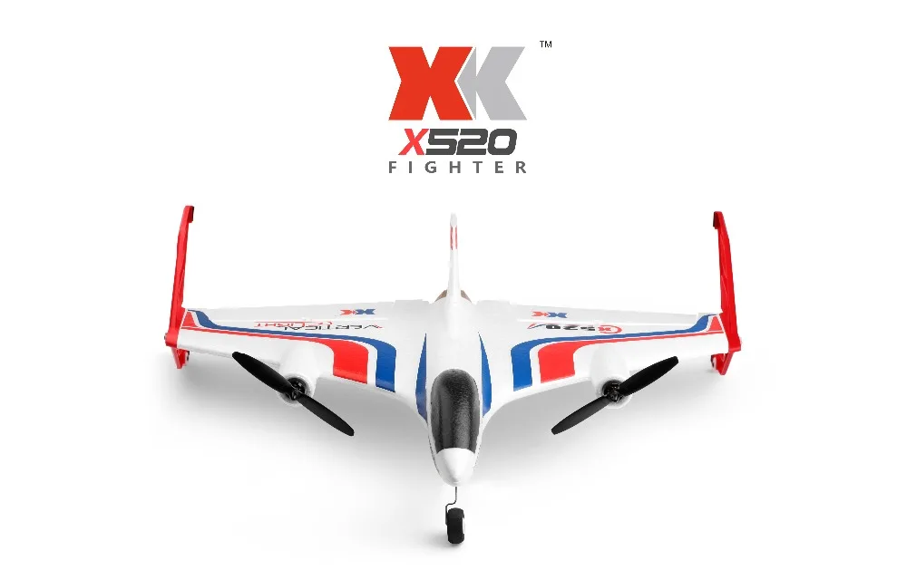 WL X520 Fighter 6CH бесщеточный вертикальный взлет и посадка трюк Радиоуправляемый Дрон Wifi контроль 720 P/1080 P Дрон с камерой Квадрокоптер