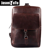 men backpack leather school bags men’s travel bags rucksack 2018 Preppy Style Daily backpack Black back pack mochila B104