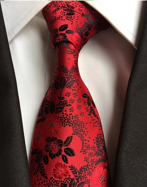 IHGSNMB мужские s 8 см Галстук Модные жаккардовые Цветочные Классические строгие галстуки для мужчин деловые свадебные мужские рубашки подарочные аксессуары галстук - Цвет: YJ-73-M17