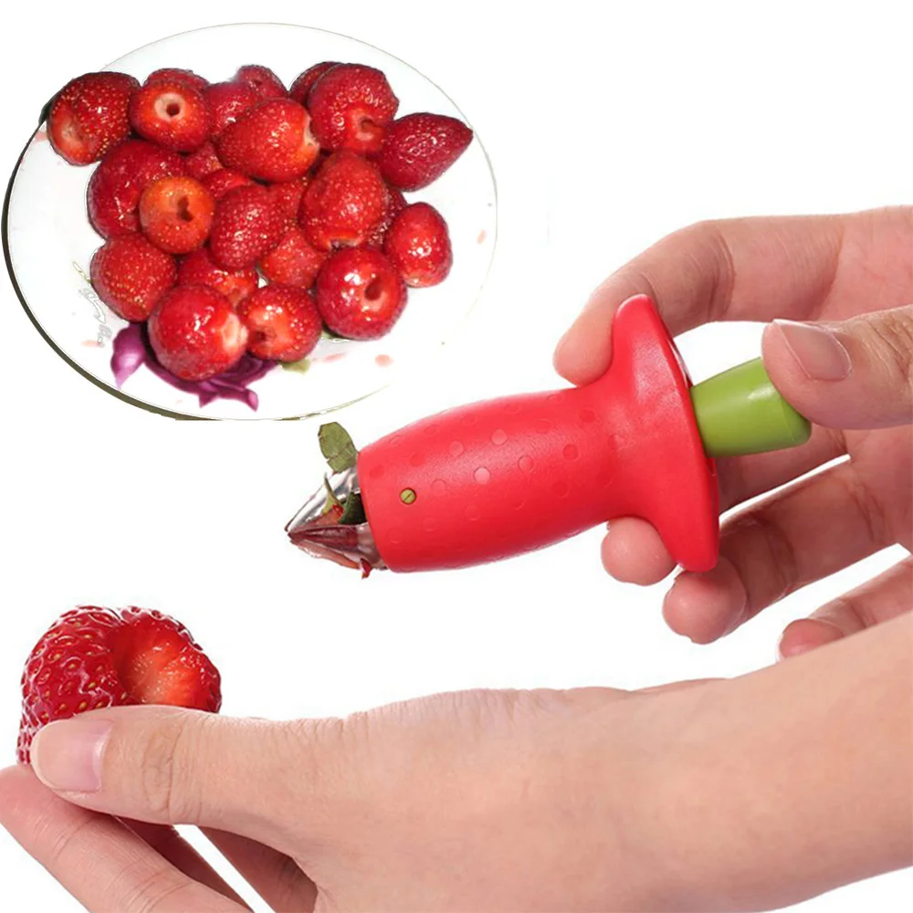 

1pcs Strawberry Sheller Fruit Excavation Tool Tomato Core Dry Remove Fruit Knife Kitchen Accessories Fruit Gadget