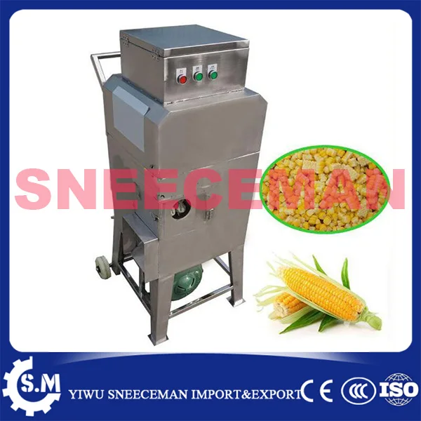 400 500KG H stainless steel fresh sweet corn sheller machine corn processing machine