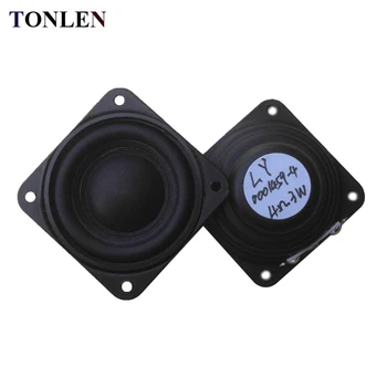 

TONLEN 2Pcs 40mm Full Range Speaker 3W 4ohm NdFeB Magnetic Horn DIY Wireless Speaker Bluetooth Mini Music Speakers Loudspeaker