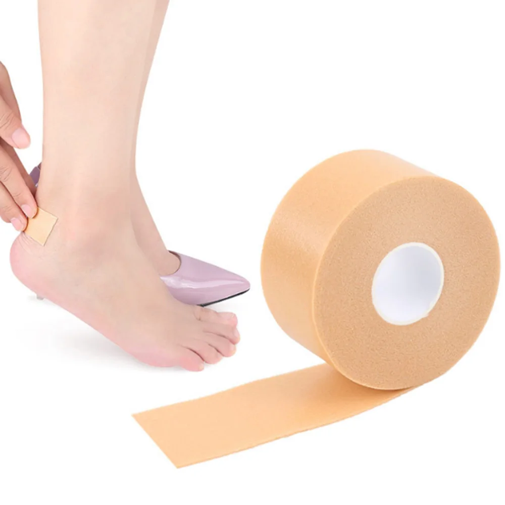 

1 Roll Women Waterproof Wear-Resistant Patch Foot Pads Foam Heel Tape High Heel Shoes Back Heel Blister Relieve First Aid Sticke