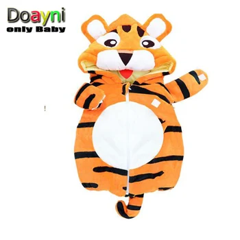 

Doayni Baby Winter Jackets For Baby Unisex Novelty Rabbit Tiger Hooded Velour Vest Thick Warm Baby Girl Cotton Clothing Infant
