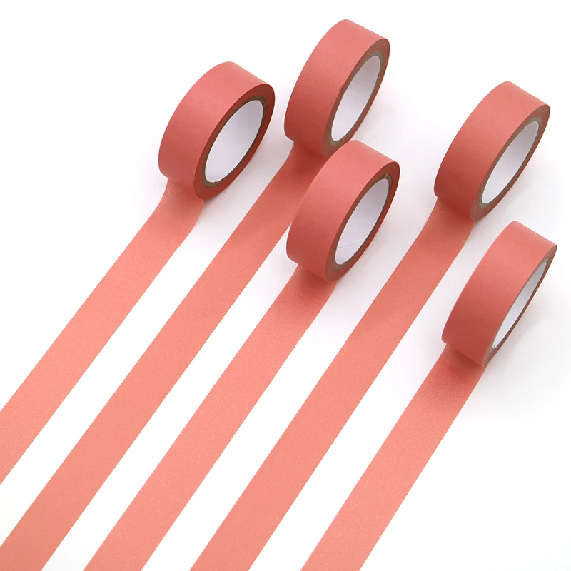 

1 PCS Refreshing Kawaii Candy Watermelon Red Color Washi Tape Pattern Masking Tape Decorative Scrapbooking Office Adhesive Tape