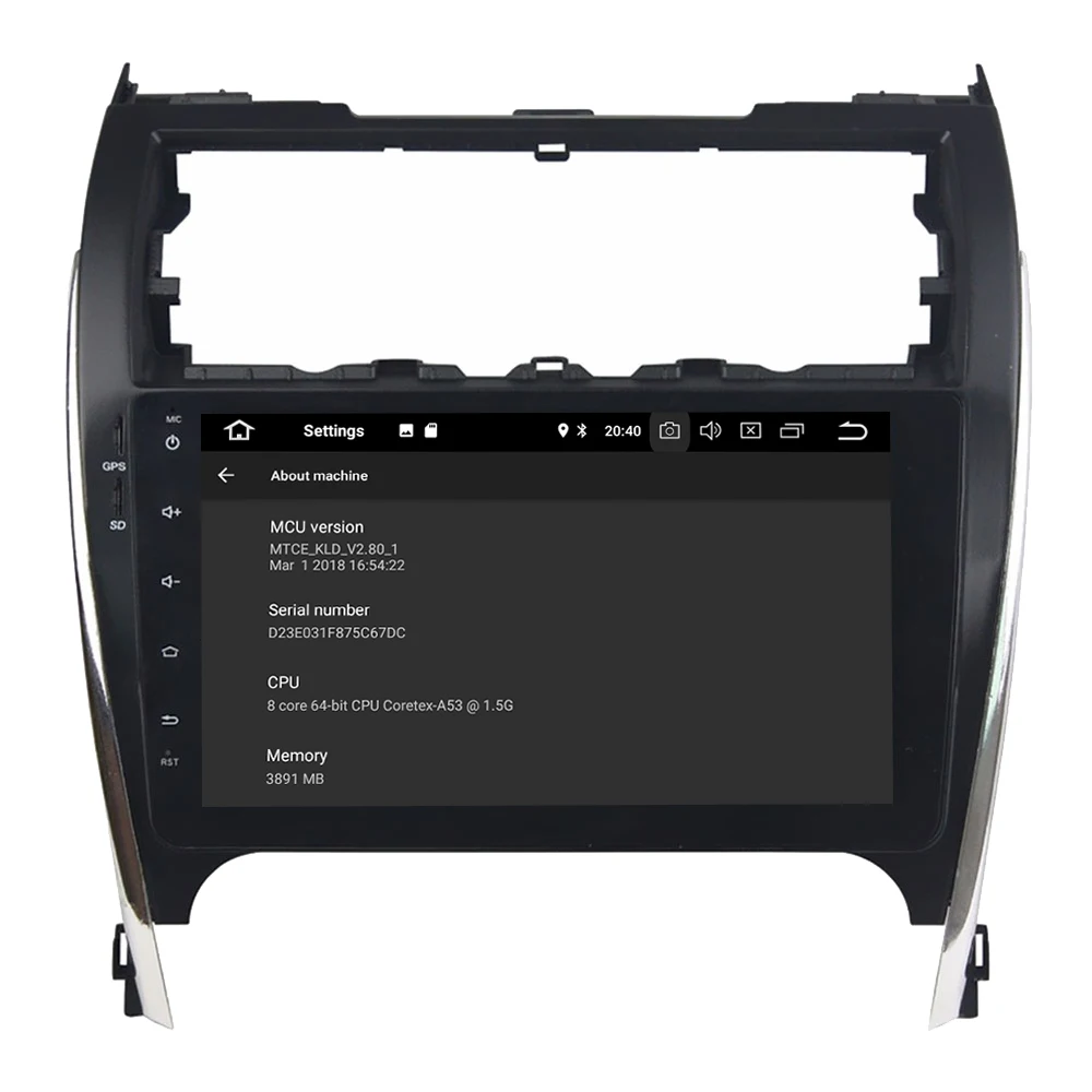 Excellent 10.1" IPS Octa Core 4G Android 8.1 4GB RAM 64GB ROM Car DVD Multimedia Player Radio Stereo Head Unit For Toyota Camry 2012-2017 4