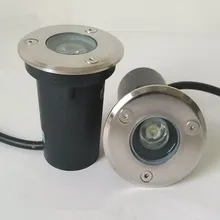 Пыленепроницаемый водонепроницаемый IP68 3 Вт светодиодный наружный наземный садовый тропинка Пол подземный погребенный двор светильник Точечный ландшафтный светильник AC 85-265 в