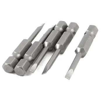 

THGS 1/4 Inch Hex Shank 3mm Tip Slotted Magnetic Screwdriver Bits 5Pcs