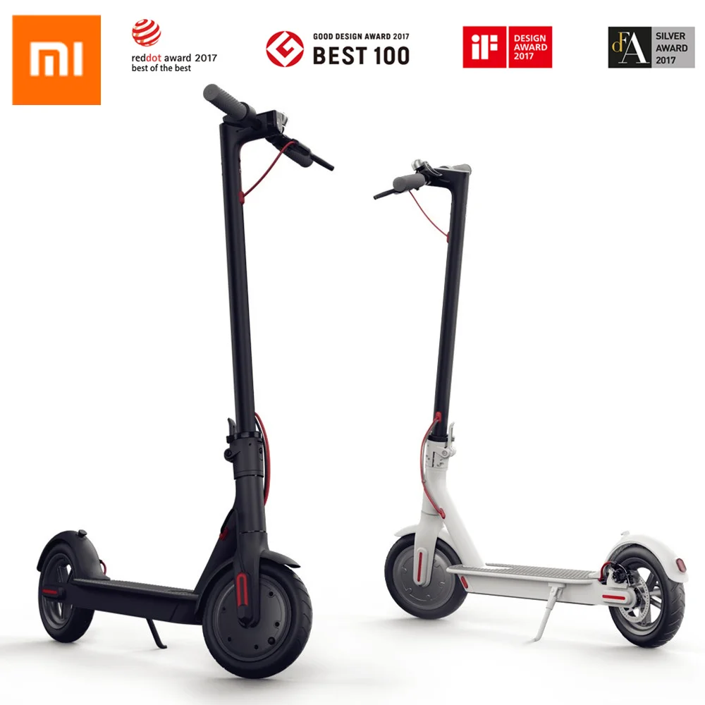 Оригинальный Xiaomi Mijia умный электрический складной скутер M365 2 колеса Ховерборд