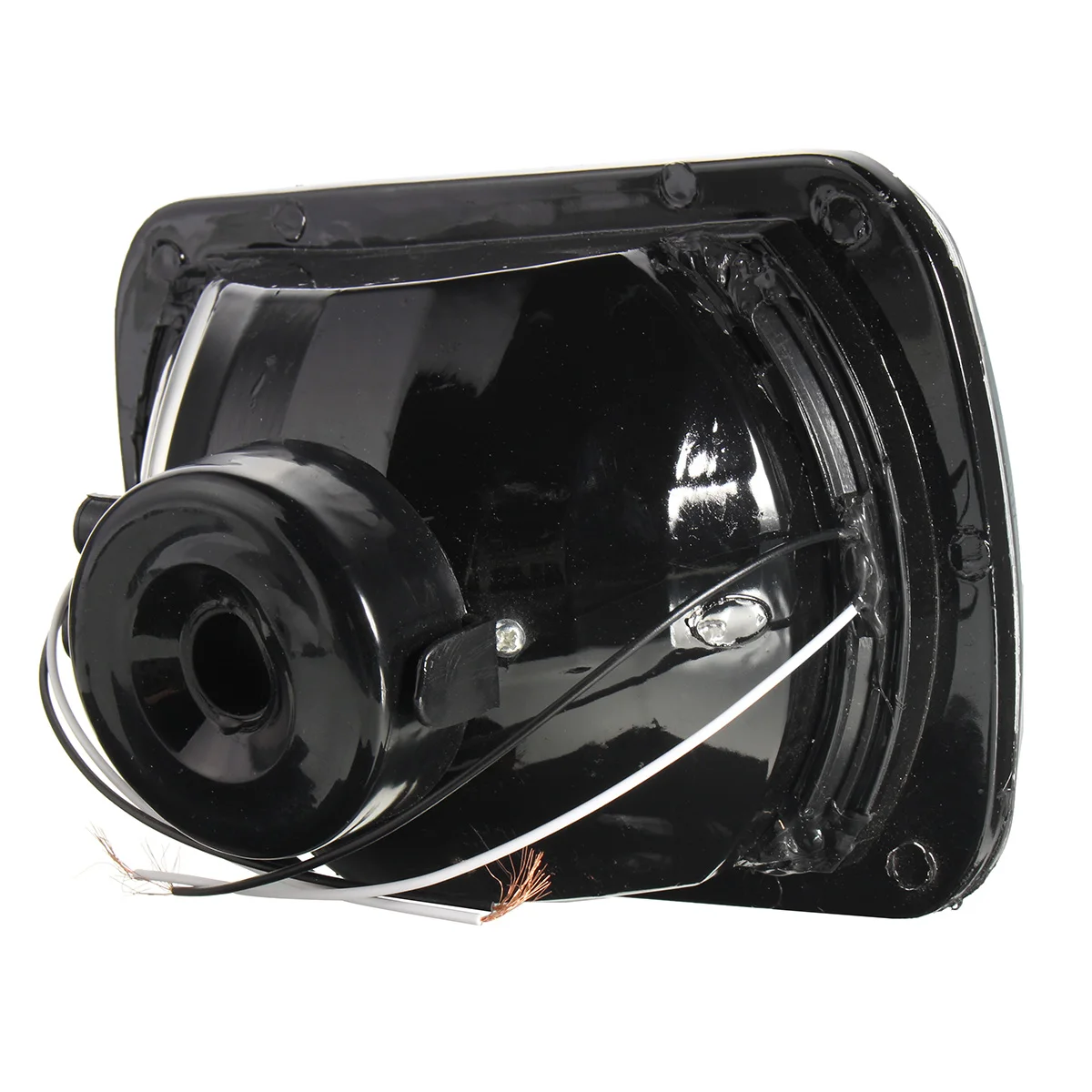 For benz for Mazda 1Pcs H6014/H6052/H6054 7x6Inch Black LED Ring Projector Headlight Black Conversion Shell