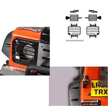 

DJ Front Rear Metal Lamp Cover Light Frame for 1/10 Traxxas TRX4 D90 D110 Upgrade Parts DIY RC Car Accessories Four-wheel drive
