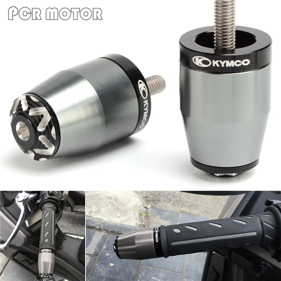 

CNC Motorcycle scooters parts handlebar grips ends For KYMCO Like 150 200i LE xciting 250 300 400i 400S 500 X-town 300i