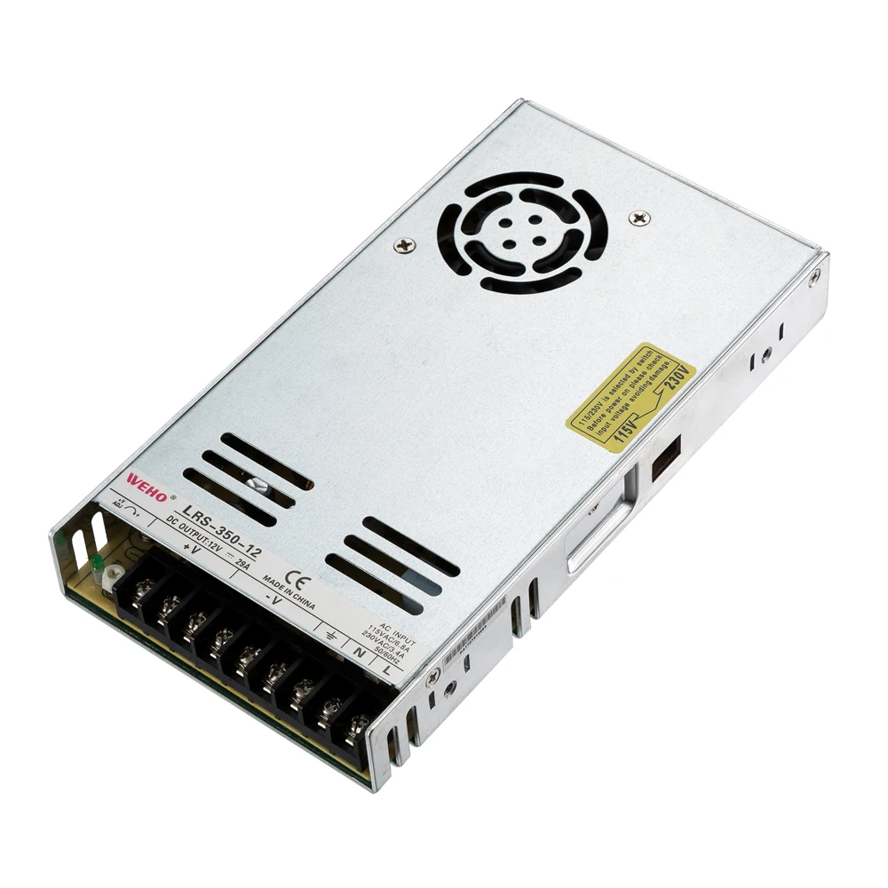 (LRS 350 24) WEHO 85 264v Полный диапазон ac/dc одиночный выход 350w 24v импульсный источник