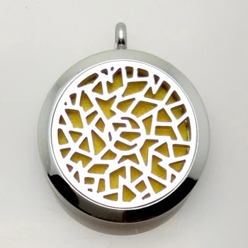

2016 New Design Stainless Steel essential oil diffuser pendant locket necklace pendant jewelry