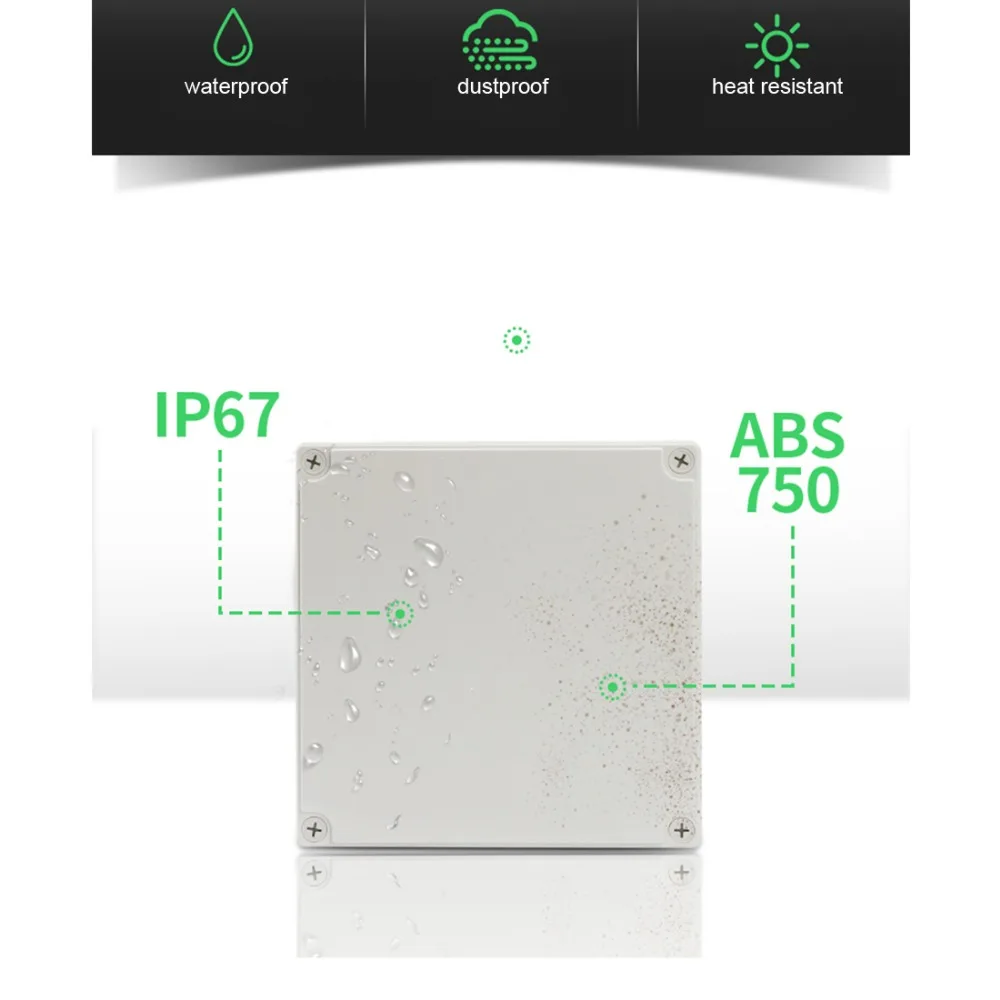 ABS Waterproof Enclosure Boxes Project Case Outdoor Junction Box 95*65*55mm | Обустройство дома
