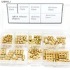 150pcs M3 Brass Knurl Insert Nuts Threaded opper Inserts Brass Double Pass Knurl Nut Embedded FastenerAssortment Set Kit ► Photo 1/3